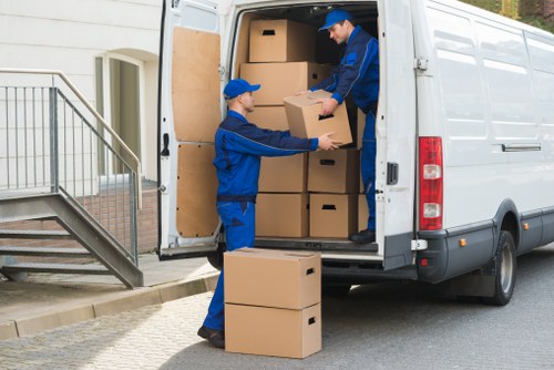 Low-carbon van used for sustainable collections