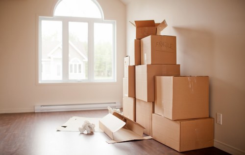 Local moving van ready for furniture transport in Sydenhamhill